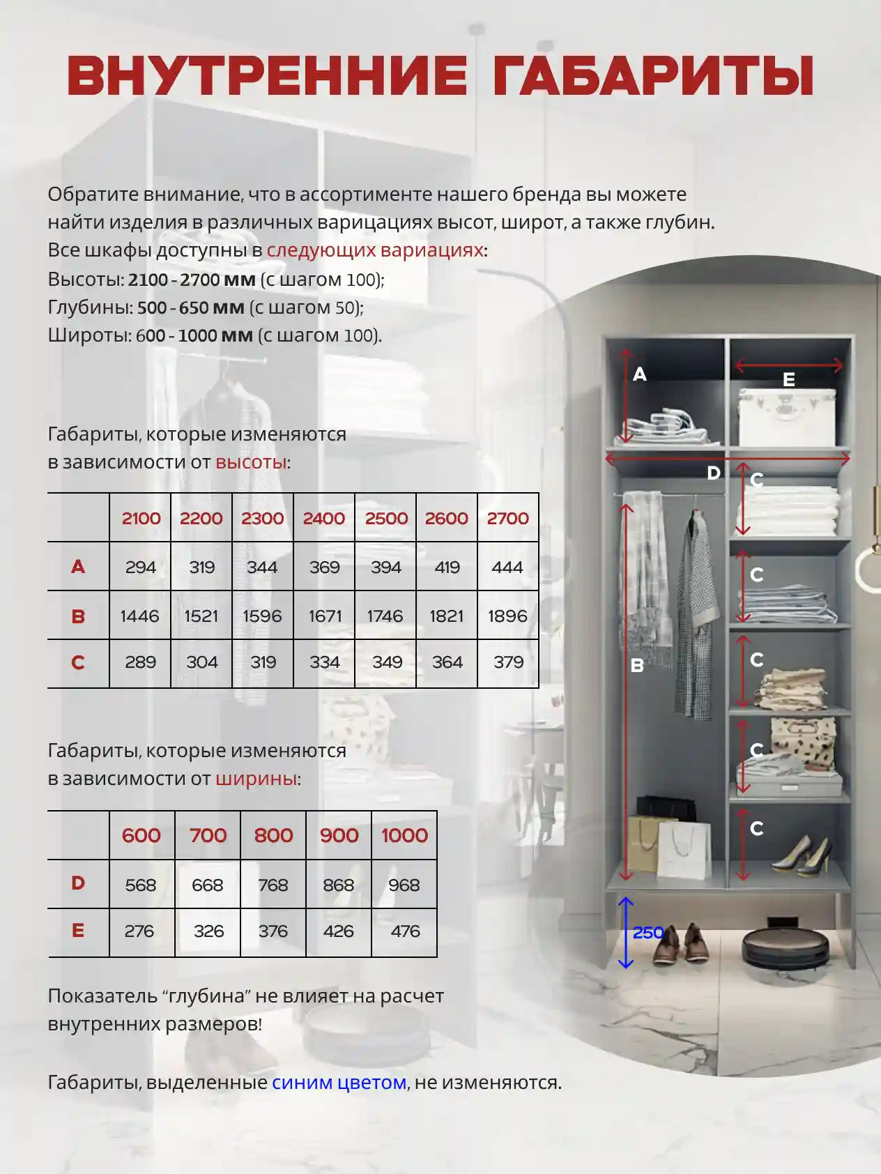 Шкаф 2-дверный Распашной шкаф Desiato ШК2-НШ-Н6-П-Ф-СЕР-Р1-90х270х55, 540 PE Серый Манхеттен