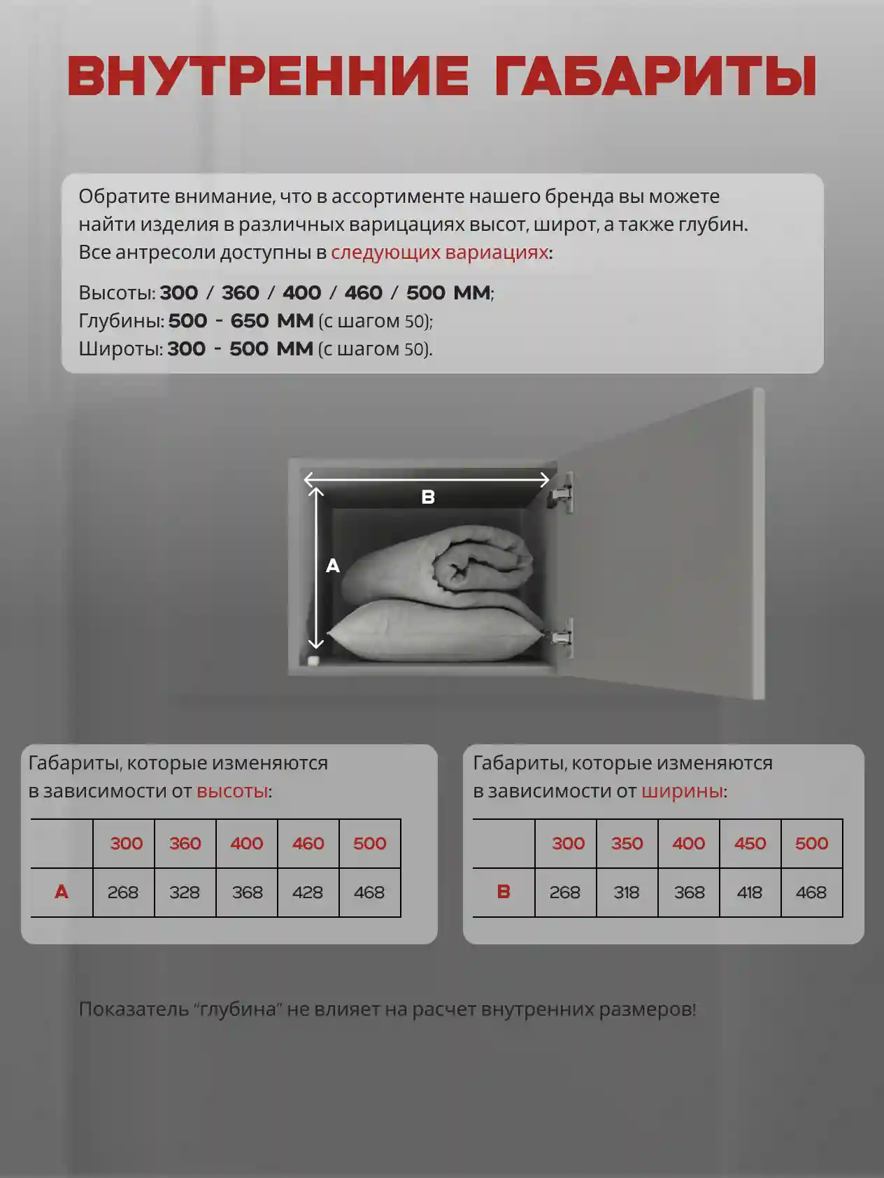 Антресоль Desiato _-Н1-СЕР-40х40х60, 540 PE Серый Манхеттен