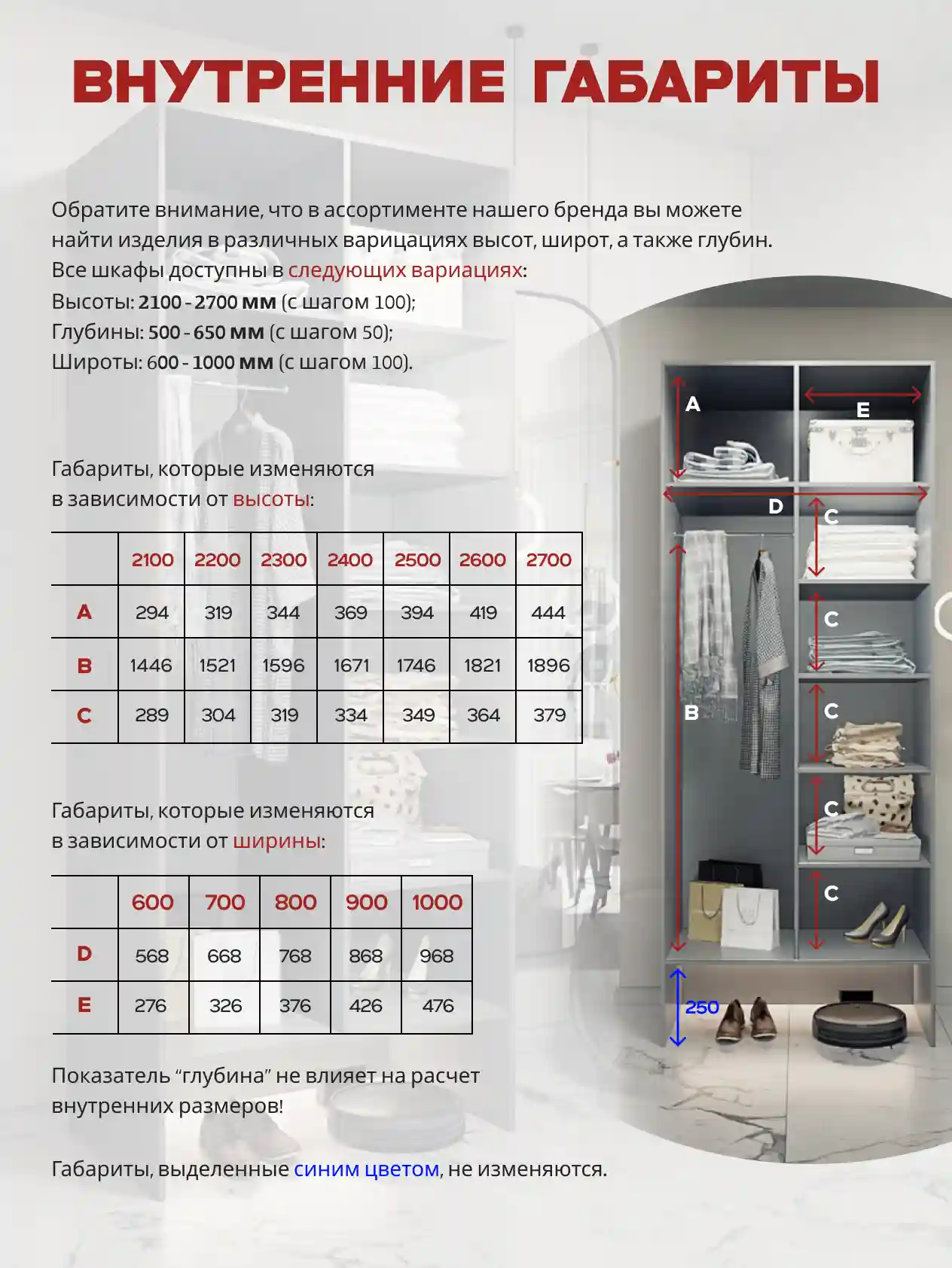 Шкаф 2-дверный Распашной шкаф Desiato ШК2-НШ-Н6-П-Ф-СЕР-Р4-90х250х50, 540 PE Серый Манхеттен