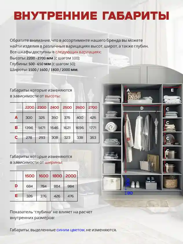 Шкаф 4-дверный Распашной шкаф Desiato ШК4-Ц-Н1-Ф-СЕР-Р2-160х230х60, 540 PE Серый Манхеттен