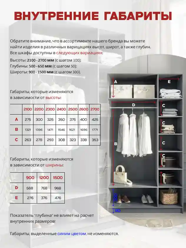 Шкаф 3-дверный Desiato ШК3-Ц-Н1-П-Ф-СЕР-Р1-90х240х55, 540 PE Серый Манхеттен