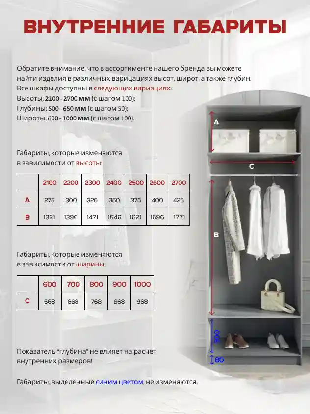 Шкаф 2-дверный Распашной шкаф Desiato ШК2-Ц-Н1-Ф-СЕР-Р2-60х260х55, 540 PE Серый Манхеттен