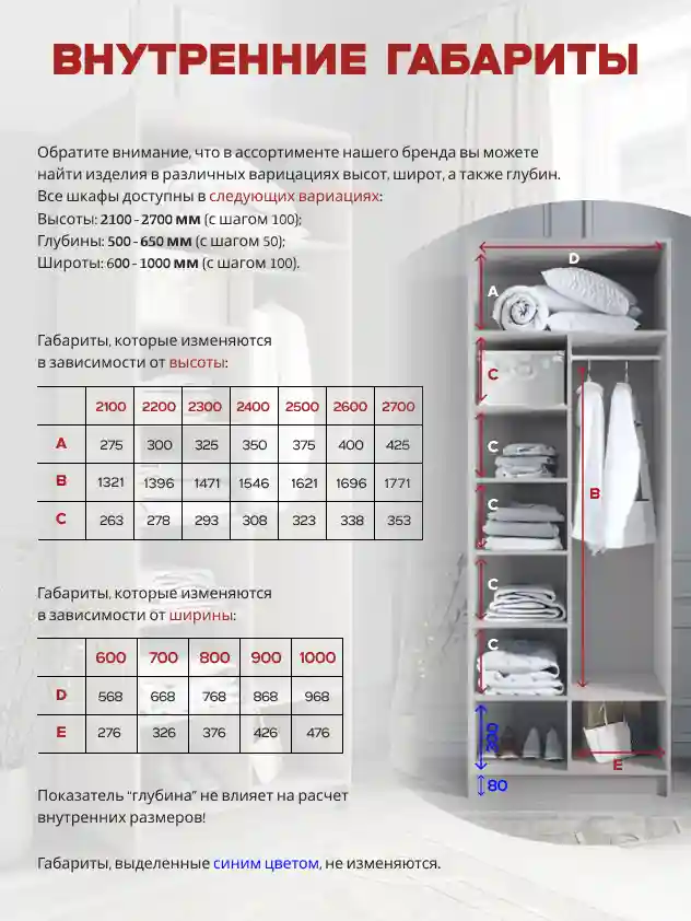 Шкаф 2-дверный Распашной шкаф Desiato ШК2-Ц-Н3-Л-Ф-СЕР-Р3-60х260х60, 540 PE Серый Манхеттен