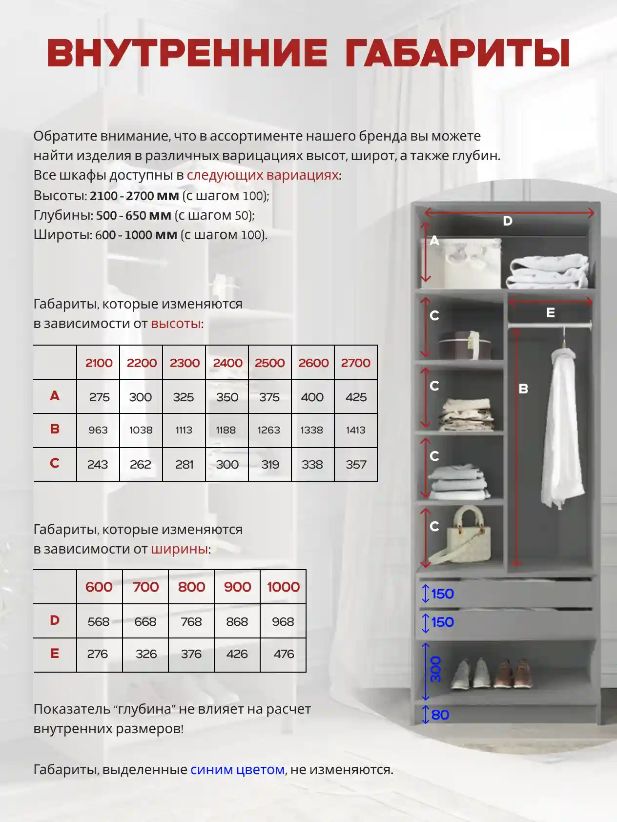 Шкаф 2-дверный Распашной шкаф Desiato ШК2-Ц-Н5-Л-Ф-СЕР-Р6.2-80х270х50, 540 PE Серый Манхеттен