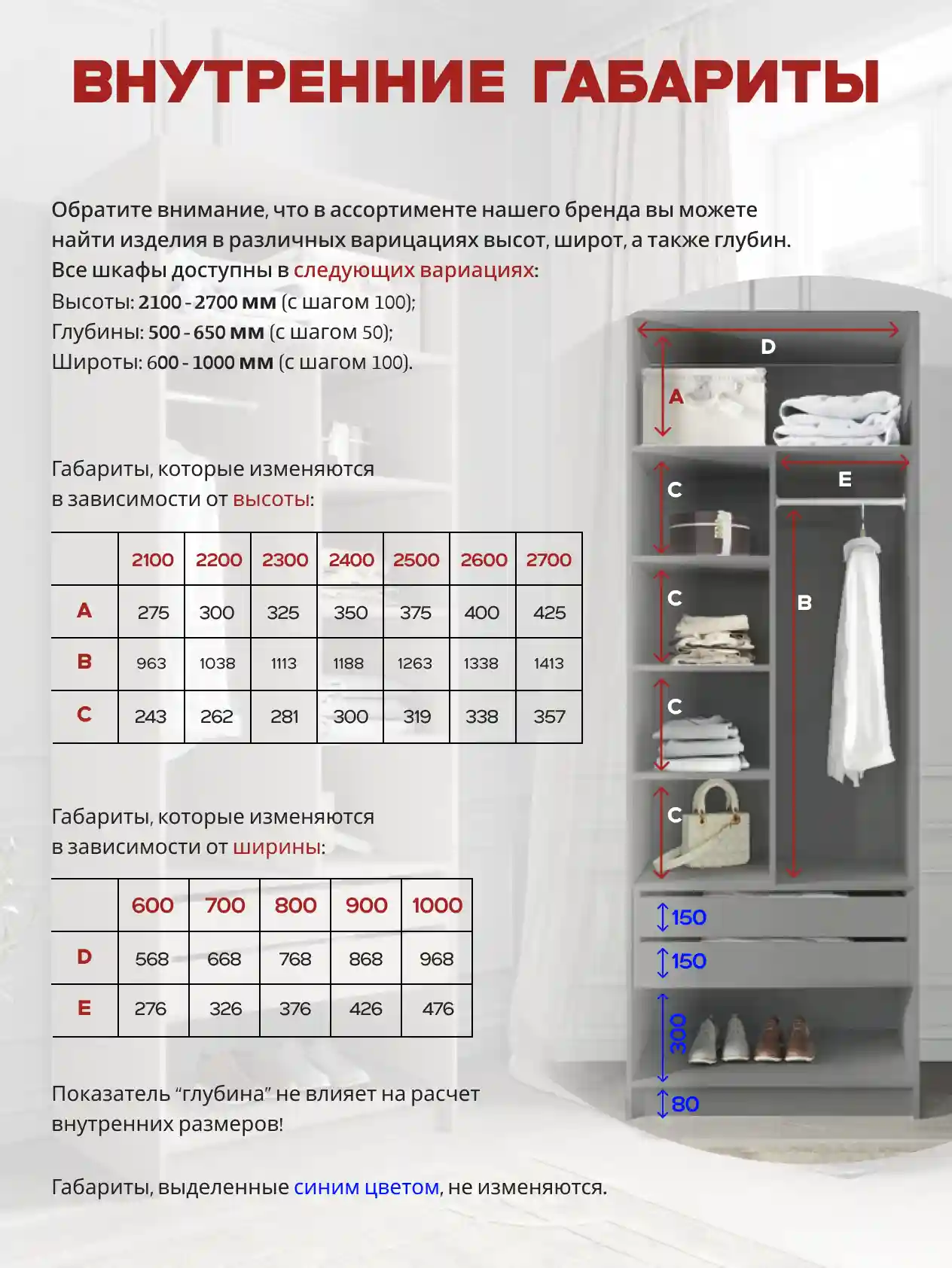 Шкаф 2-дверный Распашной шкаф Desiato ШК2-Ц-Н5-Л-Ф-СЕР-Р5-70х210х55, 540 PE Серый Манхеттен